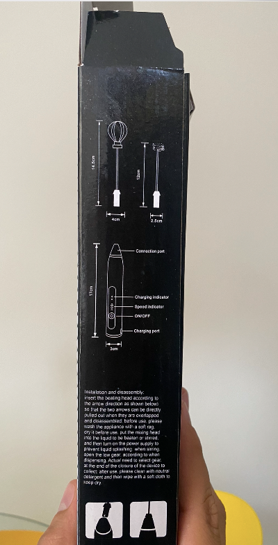 BATIDOR ELECTRICO RECARGABLE PREMIUM - Image 2