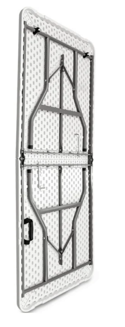 Mesa Plegable Blanca 180 cm Resistente y Portátil - Image 2